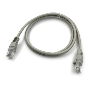 Патч-корд Buro UTP 4 пары cat5E CCA molded 1м серый RJ-45  (m)-RJ-45  (m)
