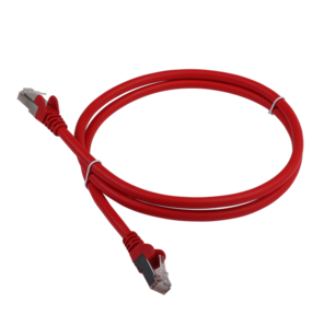 Патч-корд LANMASTER LSZH FTP кат.6,  1.0 м,  красный