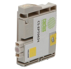 Cactus CS-EPT0634 Картридж струйный желтый для Epson Stylus C67 / C87 / CX3700 / CX4100 / CX4700  (10мл)