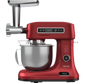 Кухонная машина Rondell RDE-KM900 планетар.вращ. 1900Вт красное вино