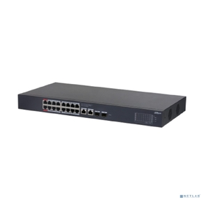 Коммутатор Dahua DH-CS4220-16GT-190 16x100Мбит / с 2x1Гбит / с 2xКомбо (1000BASE-T / SFP) управляемый