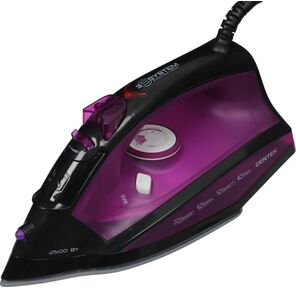 Утюг Centek CT-2355 VIOLET 2500Вт,  керамическ подошва,  270мл,  паровой удар,  самоочистка,  капля-стоп