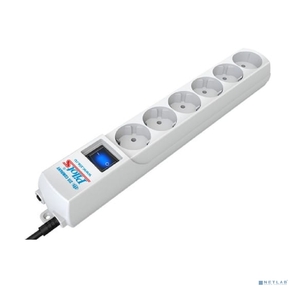 ZIS Сетевой фильтр Pilot - S {5 евро,  1 росс.} 5 м