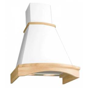 Вытяжка каминная Elikor Ротонда 60П-650-П3Л бежевый / дуб неокрашенный управление: ползунковое  (1 мотор)