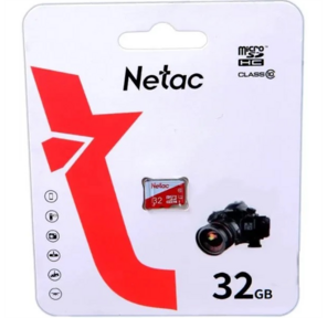 Netac P500 ECO 32GB MicroSDHC C10 up to 80MB / s,  retail pack card only