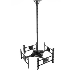 Кронштейн для телевизора Onkron CPRO2L-4 черный 32"-55" макс.154кг потолочный поворот и наклон