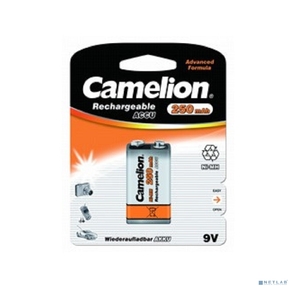 Camelion 9V-250mAh Ni-Mh BL-1  (NH-9V250BP1,  аккумулятор, 9В)