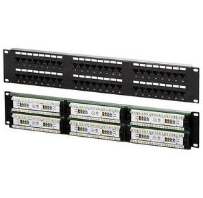 Патч-панель Lanmaster NM-PPU48C 19" 2U 48xRJ45 кат.5e UTP