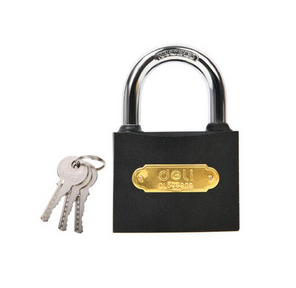 Замок навесной Deli DL508909 стальной,  75мм