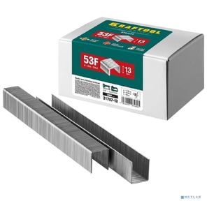 Скобы для степлера KRAFTOOL 13 мм,   плоские,  тип 53F,  5000 шт