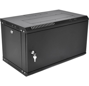 ЦМО Шкаф телекоммуникационный настенный разборный ЭКОНОМ 6U  (600  650) дверь металл,  цвет черный