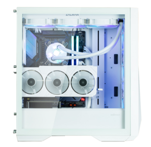 ZALMAN Z9 Iceberg MS,  EATX,  WHITE,  WINDOW,  4x3.5",  5x2.5",  2xUSB2.0,  2xUSB3.0,  1xUSB 3.1 Gen2 Type-C,  FRONT 3x140mm ARGB,  REAR 1x140mm ARGB