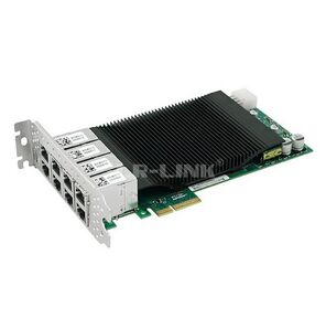 Сетевой адаптер Lr-Link LRES2008PT PCIe 2.1 x4,  Intel i350,  8*RJ45 1G NIC Card,  Dual Slot  (302359)