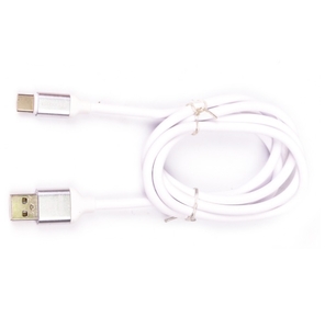 Harper Силиконовый Кабель для зарядки и синхронизации USB - USB type-C ,  SCH-730 white  (1м,  способны заряжать устройства до 2х ампер)