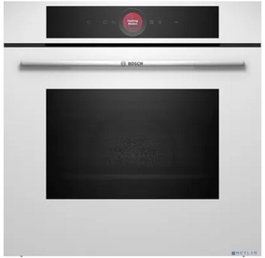 Встраиваемый духовой шкаф с 14 режимами нагрева, контроль температуры от 30 °C до 300 °C, объем 71 л, Eco Clean Direct, TFT сенсорный дисплей, дверь с SoftClose и SoftOpen,  Bosch Assist, система очистки гидролитическая, EcoClean задняя стенка,  белый цвет