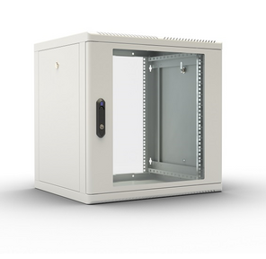 Шкаф настенный ЦМО ШРН-М-9.500 9U 600x520мм пер.дв.стекл съемные бок.пан. 50кг серый