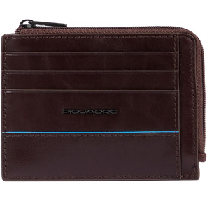 Кошелек мужской Piquadro Blue Square Revamp PP4822B2VR / MO красное дерево натур.кожа