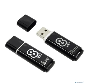 Smartbuy USB Drive 8Gb Glossy series Black SB8GBGS-K