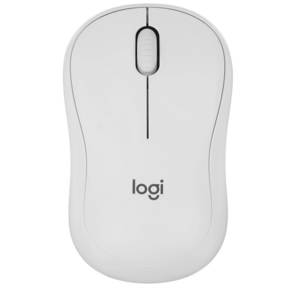 Мышь беспроводная Logitech M240 Silent Off White Bluetooth  (черная,  оптическая,  400-4000dpi,  бесшумная)