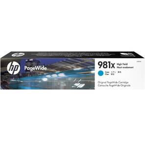 HP 981X Cyan Original PageWide Crtg