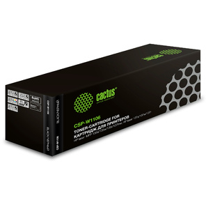 Картридж лазерный Cactus CSP-W1106 черный  (1000стр.) для HP Laser 107a / 107r / 107w / 135a MFP / 135r MFP / 135w MFP / 137fnw MFP