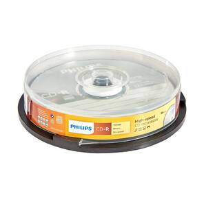 Диск CD-R Philips 700 Mb,  52x,  Cake Box  (10),   (10 / 600)