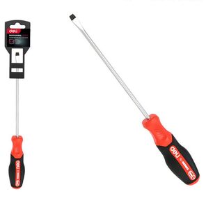 Шлицевая DL3445 SL5x150мм сталь S2,  матовый стержень,  двухкомпонентная прорезиненная рукоять