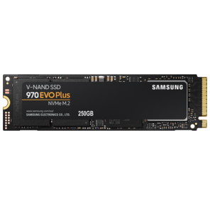 Samsung MZ-V7S250BW 970 EVO plus SSD M.2 2280  (PCI-E NVMe) 250Gb R3500  /  W2300MB  /  s