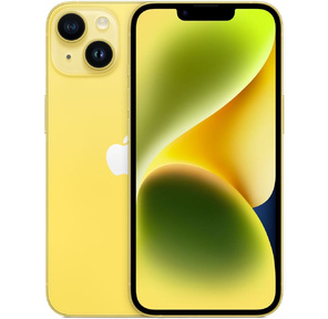 Apple A2884 iPhone 14 256Gb 6Gb желтый моноблок 3G 4G 2Sim 6.1" 1170x2532 iOS 16 12Mpix 802.11 a / b / g / n / ac / ax NFC GPS TouchSc Protect