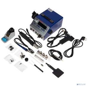 Паяльная станция  (паяльник + фен + демонт. паяльник),  модель R048K,  цифровая,  200-480°C,  LED дисплей REXANT