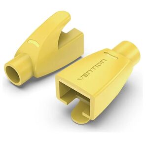 Колпачки изолирующие Vention для разъемов RJ-45  (50шт.) - Желтый
