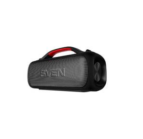 Мобильные колонки SVEN PS-360 2.0 чёрные  (2x12W,  IPx5,  RGB подсветка,  USB,  SB Type-C,  Bluetooth,  FM-радио,  jack in,  3000 мAч)