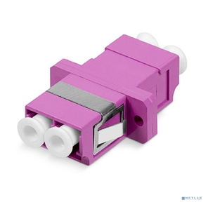 Cabeus DLC-DLC-MM-OM4 Проходной соединитель LC-LC duplex,  MM-OM4 (для многомодового кабеля),  корпус пластмассовый  (SC Adapter Simplex dimension)