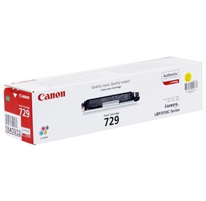 Тонер картридж Canon 729Y 4367B002 yellow для i-Sensys LBP-7010C / 7018C  (1 000 стр)
