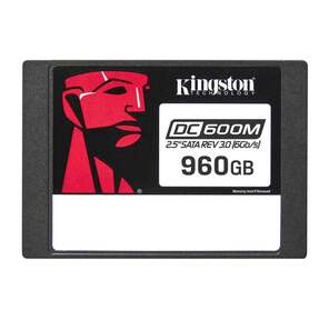 Твердотельный накопитель /  Kingston SSD DC600M,  960GB,  2.5" 7mm,  SATA3,  3D TLC,  R / W 560 / 530MB / s,  IOPs 94 000 / 65 000,  TBW 1752,  DWPD 1  (5 лет)