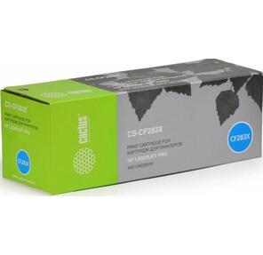 Тонер Картридж Cactus CS-CF283X черный для HP LaserJet Pro MFP M125nw,  MFP M127fw  (2500стр.)