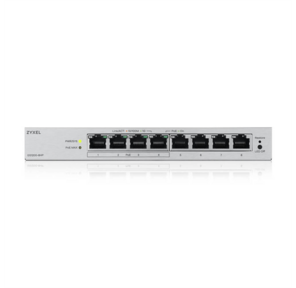 Коммутатор Web Smart L2 коммутатор Zyxel GS1200-8HPv3,  8xGE  (4xPoE+),  бюджет PoE 68 Вт,  настольный,  бесшумный