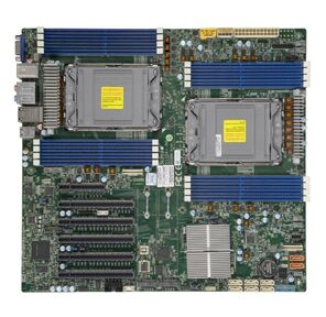 Supermicro MBD-X12DAI-N6-B Материнская плата 3rd Gen Intel® Xeon® Scalable processors Dual Socket LGA-4189  (Socket P+) supported,  CPU TDP supports Up to 270W TDP,  3 UPI up to 11.2 GT / s Intel® C621A