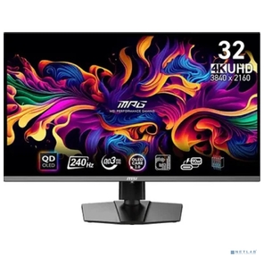 Монитор MSI 31.5" MPG 321URX QD-OLED черный OLED LED 1ms 16:9 HDMI матовая HAS 1000cd 178гр / 178гр 3840x2160 240Hz DP 4K USB 7.7кг