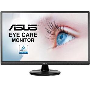 ASUS VA249HE 23.8" Wide LED VA monitor,  16:9,  FHD 1920x1080,  5ms (GTG),  250 cd / m2,  3000 :1,  178° (H),  178° (V),  D-sub,  HDMI,  GamePlus,  Flicker-free,  Blue light filter,  Kensington Lock,  black