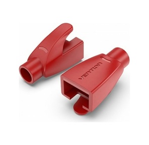 Колпачки изолирующие Vention для разъемов RJ-45  (50шт.) - Красный