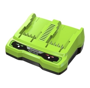Greenworks G40UC8 Быстрое зарядное устройство для 2-х аккумуляторов, 40V [2938807]