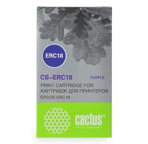 Картридж ленточный Cactus CS-ERC18 purple для Epson ERC 18 / Samsung ER4615-R