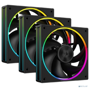 Вентилятор ID-Cooling AF-127-ARGB-K Trio ARGB 120x120x27mm черный 4-pin 14-30dB 180gr Ret