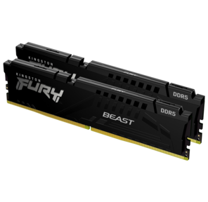 Kingston KF552C40BBK2-32 32Gb DDR5 kit 2x16G 5200MHz Fury Beast RTL Gaming PC5-41600 CL40 DIMM 288-pin 1.25В single rank