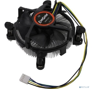 Exegate EX283279RUS Кулер ExeGate EE97379-PWM,  Al,  S1150 / 1151 / 1155 / 1156,  TDP 65W,  Hydro bearing,  4pin,  23.5db,  BOX