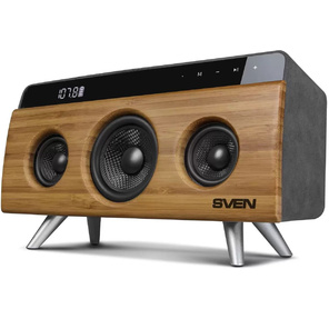 Колонка порт. Sven АС HA-930 дерево / черный 30W 1.0 BT / 3.5Jack / USB 2200mAh