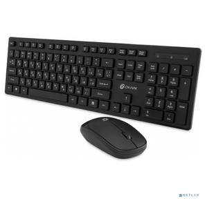 Клавиатура + мышь Оклик S255W клав:черный мышь:черный USB беспроводная Multimedia  (1909361)