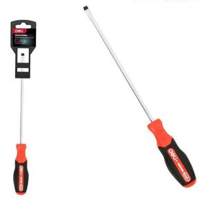 Шлицевая DL3449 SL6x150мм сталь S2,  матовый стержень,  двухкомпонентная прорезиненная рукоять