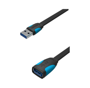 Кабель-удлинитель Vention USB 3.0 AM / AF - 2 м плоский